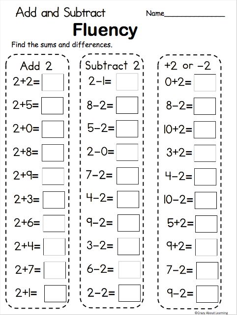 addition and subtraction worksheet for students to practice adding the number twos