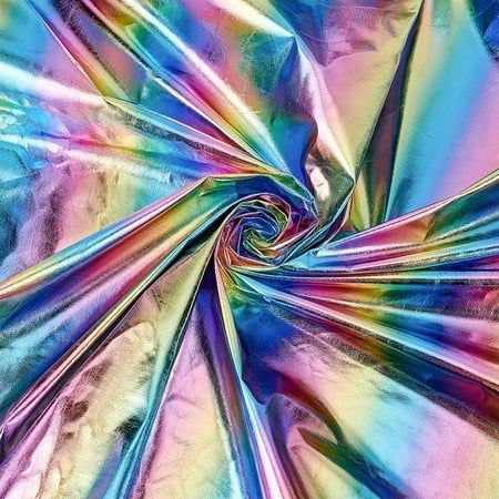 39.4x59.1inch Hologram Iridescent Stretch Fabric Colorful 2 Way Stretch Fabric Iridescent Striped Fabric for Sewing Rainbow Polyester Spandex Fabric for Clothes Dress DIY Decoration Size: Colorful, 100x150cm. Fabric For Clothes, Fabric For Sewing, Polyester Spandex Fabric, Striped Fabric, Diy Decoration, Clothes Dress, Diy Dress, 2 Way, Spandex Fabric