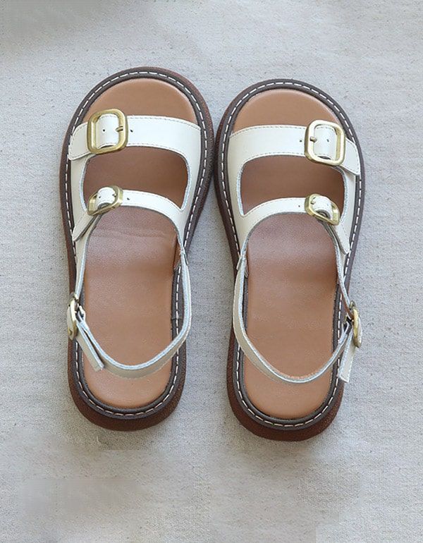 Summer Double Front Buckle Sandals 2024 Lookbook, Birthday Trip, Funky Shoes, Shoe Inspo, Chunky Heels Sandals, Swag Shoes, Buckle Sandals, Jane Shoes, Summer Sandals