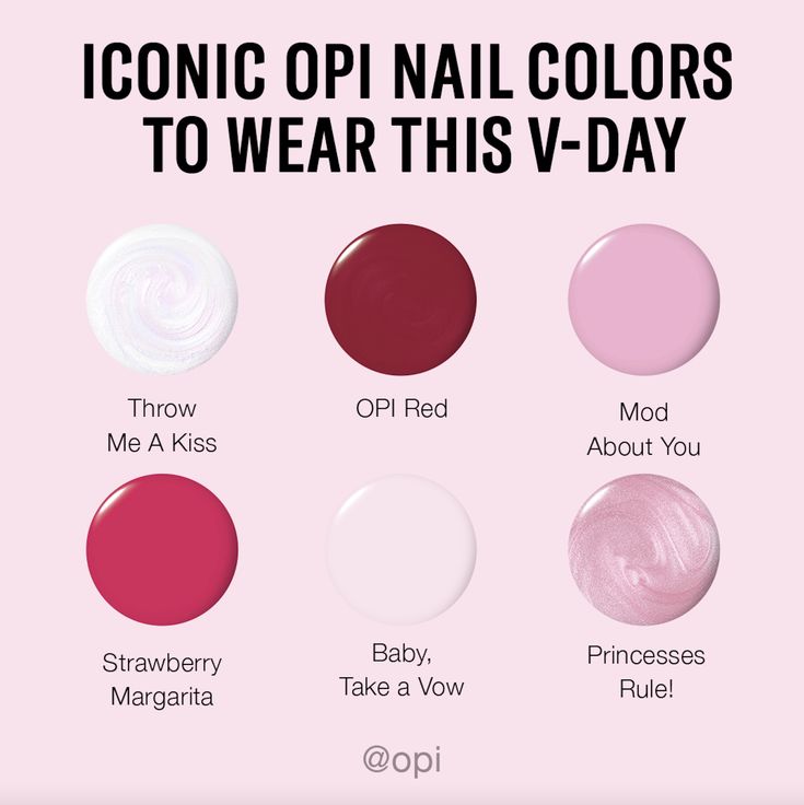 Opi Valentines Day Nails, Opi Valentines Colors, Opi Pink Nail Polish Shades, Opi Pink Nail Polish, Metallic Nail Colors, Pink Nails Opi, New Nail Colors, Nail Magic, Color Seasons