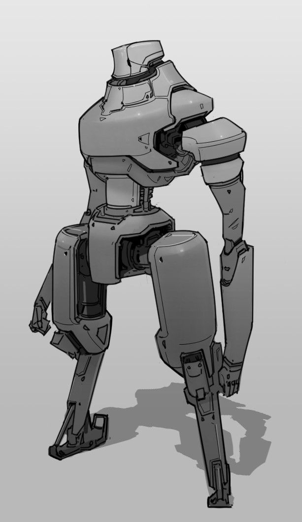 Fantasy Mech Art, Mech Robot Concept, Hardsurface Concept Art, Mech Concept Art Robots, Robotic Reference, Cute Robot Art, Mechs Art, Sci Fi Mech, Robot Reference