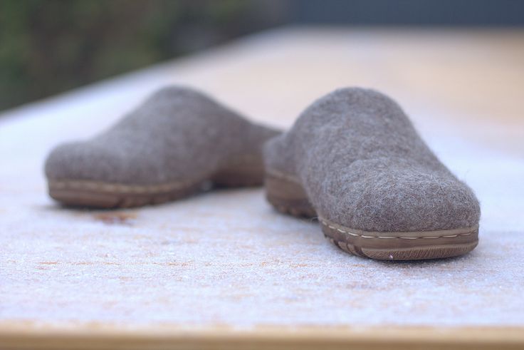 These cappuccino clogs for women are made from 100% cruelty free wool. Boiled wool clogs are felted using only water and natural olive oil soap. Rubber soles are are stitched and glued to the clogs by professional shoemaker. Felted wool shoes are very warm, soles makes them suitable for outside wearing. 100% wool felt is breathable, provides natural insulation, keeps your feet warm and cozy. Choose you size according to our sizing chart in picture 5. Subscribe to our Woolenclogs mailing list for Winter Beige Closed Toe Clogs, Comfortable Wool Closed Toe Clogs, Wool Clogs With Rubber Sole And Round Toe, Winter Wool Clogs With Round Toe, Wool Clogs With Round Toe For Winter, Comfortable Brown Wool Slippers, Comfortable Winter Clogs With Leather Sole, Casual Wool Clogs For Winter, Winter Felt Slip-on Clogs