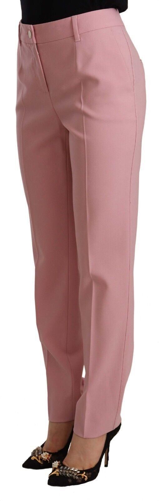 DOLCE & GABBANA Gorgeous brand new with tags, 100% Authentic Dolce & Gabbana high waisted trousers. They’re cut for a tailored silhouette with pressed creases, creating a bold, timeless look. Model: Tapered pants Fit: Regular Material: 99% Virgin Wool 1% Elastane Colour: Pink Zipper and button closure Logo details Made in Italy Soft Feminine, Dolce E Gabbana, Boot Pumps, Tapered Pants, Brand Store, High Waisted Trousers, Dolce & Gabbana, Trouser Pants, Satchel Bags