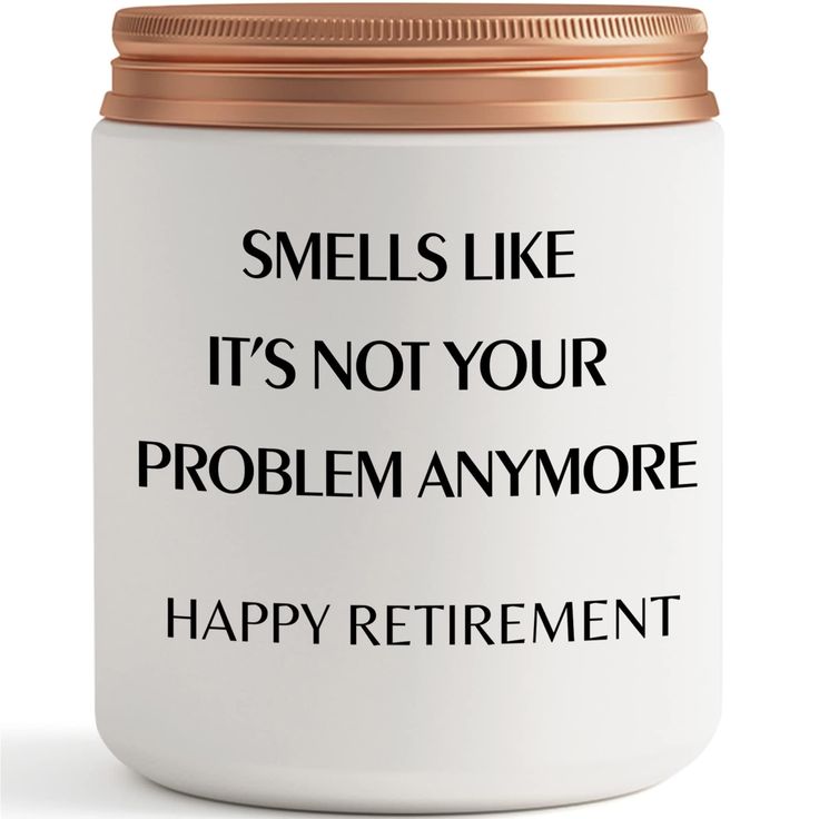 PRICES MAY VARY. A COOL RETIREMENT GIFT IDEA: This humorous candle is perfect for your friend, family member, co-worker, sister, boss, dad, mom, grandma, grandpa, etc. who is retiring to congratulate her on a happy retirement and to send her best wishes for her retirement. EXQUISITE PACKAGING: The candles come in a protective black box to ensure the gift arrives safely and on time. When they light the candle, she will be delighted and touched by this retirement gift. SCENTED CANDLE - Lavender is Retirement Party Gifts, Retirement Quotes, Popular Scents, Candle Types, Retirement Gifts For Women, Retirement Cards, Aromatherapy Gifts, Retirement Humor, Gift Inspo