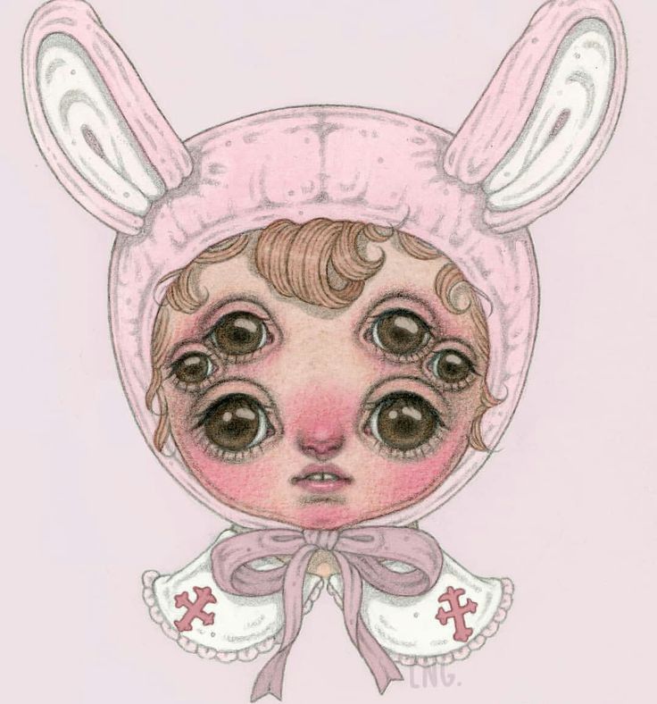 Morute Core, Creepy Pink Aesthetic, Nurse Girl, Creepy Cute Art, Creepy Cute Aesthetic, Scary Cute, Arte Grunge, Creepy Images, Spooky Tattoos