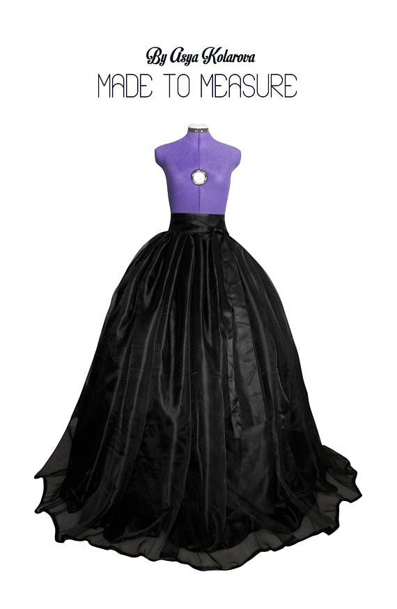 Black ball gown skirt Long organza skirt Satin maxi Crinoline Party Floor-length Organza Skirt, Party Full Crinoline Skirt, Evening Organza Ruffled Skirt, Black Full Skirt Petticoat For Wedding, Evening Ruffled Organza Skirt, Prom Season Organza Ball Gown With Tulle Skirt, Organza Prom Dress With Full Skirt, Prom Organza Full Skirt, Prom Full Skirt In Organza