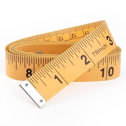 a measuring tape with a metal buckle on it