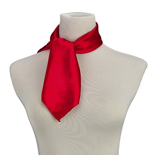 Red Neckerchief, Scarf Head, Scarf Fashion, Head And Neck, Square Scarf, Scarfs, Pure Color, Scarf Styles, Head Scarf