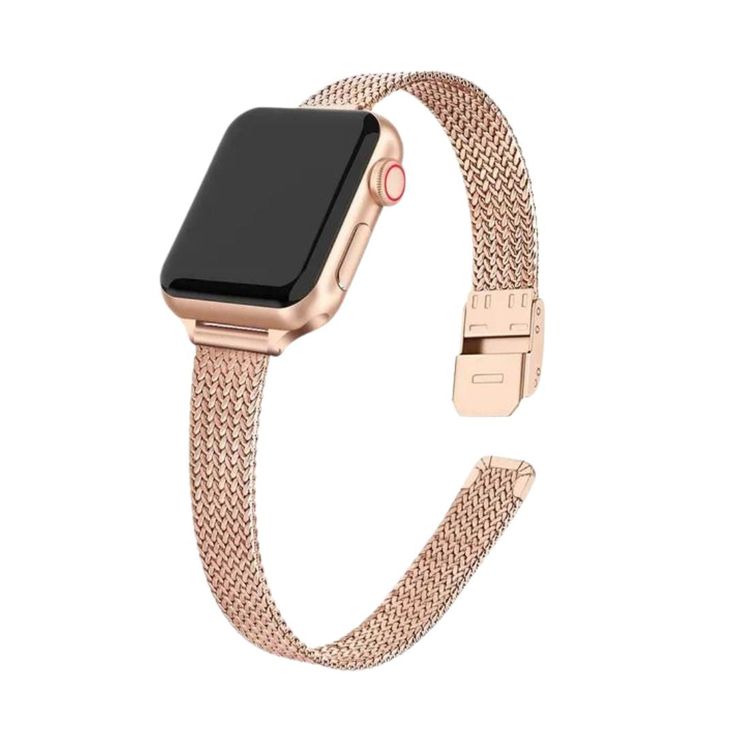 Dianna Milanese Bracelet
Introducing the epitome of sophistication and style for your Apple Watch – the classy slim Dianna Milanese Bracelet. Crafted with precision and elegance, this watchband is designed to elevate your Apple Watch experience to new heights.
Immerse yourself in the timeless allure of Milanese craftsmanship with a sleek and slim design that seamlessly complements the sleek contours of your Apple Watch. Made from high-quality stainless steel, this watchband is not only durable b Elegant Gold Metal Apple Watch Band, Elegant Rose Gold Metal Apple Watch Band, Elegant Metal Jubilee Bracelet Watch Bands, Elegant Stainless Steel Bracelet Strap For Watches, Elegant Stainless Steel Bracelet Strap Watch Accessories, Elegant Stainless Steel Watch Bracelet, Formal Stainless Steel Watch With Bracelet Strap, Elegant Stainless Steel Watch Accessories, Adjustable Rose Gold Metal Watch Bands