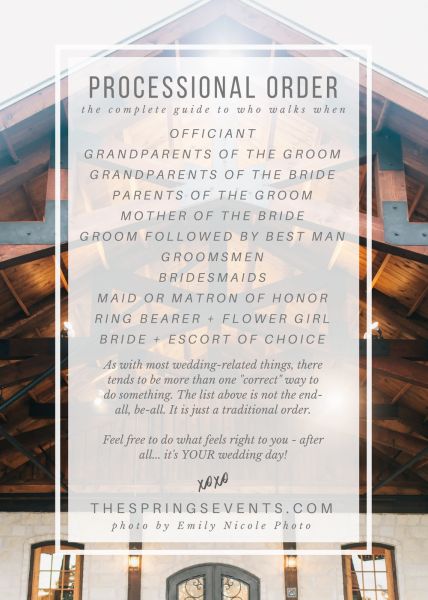 an image of a wedding ceremony with the words professional order written in front of it