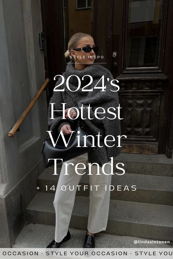 Looking for the best women’s winter fashion trends for 2024? We’re sharing the top winter trends and styling tips for cold weather, as well as 15+ chic and classy winter outfit ideas for women. Whether you’re looking for casual, trendy, or stylish winter outfits for 2024, we have you covered with this best col winter fits. Winter style women, cute winter outfits Affordable Winter Outfits, Cozy Winter Fashion, Winter Fashion Trends, Winter Outfits Warm, Winter Wardrobe Essentials, Classy Winter Outfits, Cozy Fall Outfits, Chic Winter Outfits, Winter Outfit Ideas