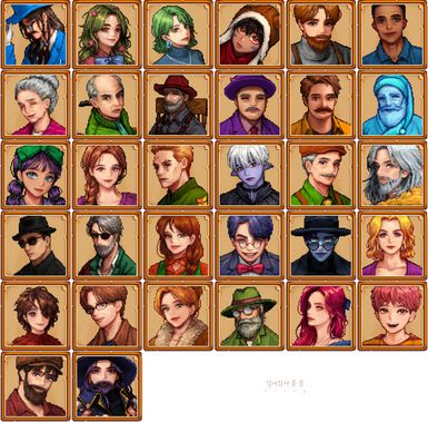 an image of many people in different avatars on a computer screen, with the same character