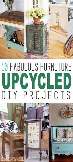 10 fabulous furniture upcycled diy projects