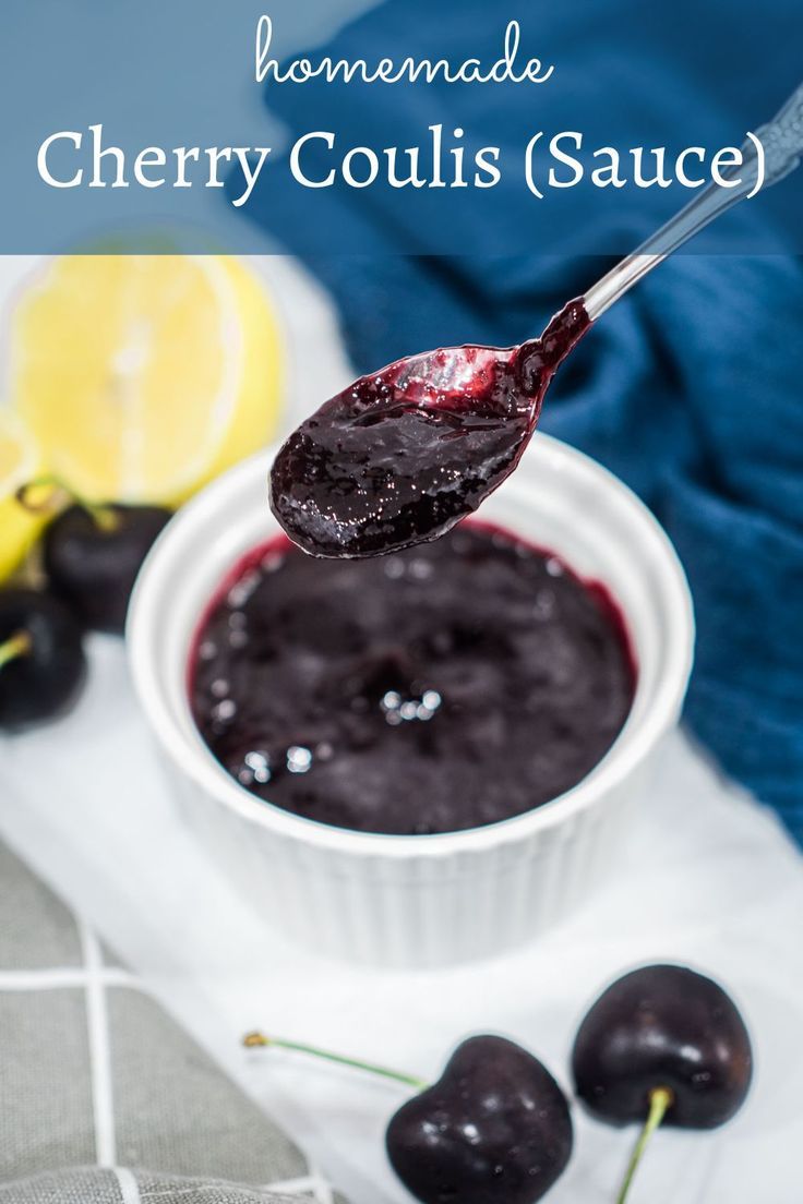 #cherrycoulis #cherrycoulisrecipe #howtomakecherrycoulis #cherrysauce #homemadecherrysauce #cherrysauceforicecream #decoratedtreats Cherry Filling Recipes, Homemade Cherry Sauce, Cherry Sauce Recipe, Coulis Recipe, Lemon Juice Uses, Cherry Preserves, Cherry Sauce, Cheesecake Toppings, Curd Recipe