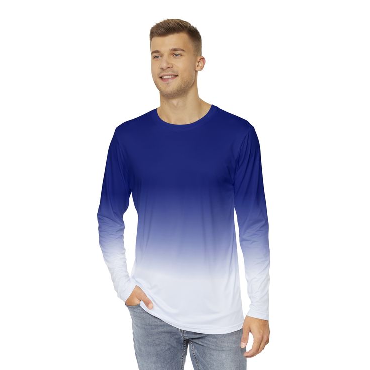 Made with 100% brushed polyester, these long-sleeve tees deliver all the style and comfort one can handle. Impeccably soft, these shirts are the perfect canvas for your art. Size and care information printed inside the collar.  .: Material: 100% polyester .: Light fabric (5.16 oz/yd² (175 g/m .: Printed-in size and care label .: Assembled in the USA from globally sourced parts Casual Long Sleeve T-shirt With Sublimation Print, Long Sleeve Shirt With Sublimation Print, Long Sleeve Shirt With Sublimation Print, Relaxed Fit, Long Sleeve Shirt With Sublimation Print And Relaxed Fit, Relaxed Fit Long Sleeve T-shirt With Sublimation Print, Relaxed Fit Long Sleeve Shirt With Sublimation Print, White Moisture-wicking Long Sleeve Sweatshirt, White Long Sleeve Moisture-wicking Sweatshirt, Blue Long Sleeve Top With Sublimation Print