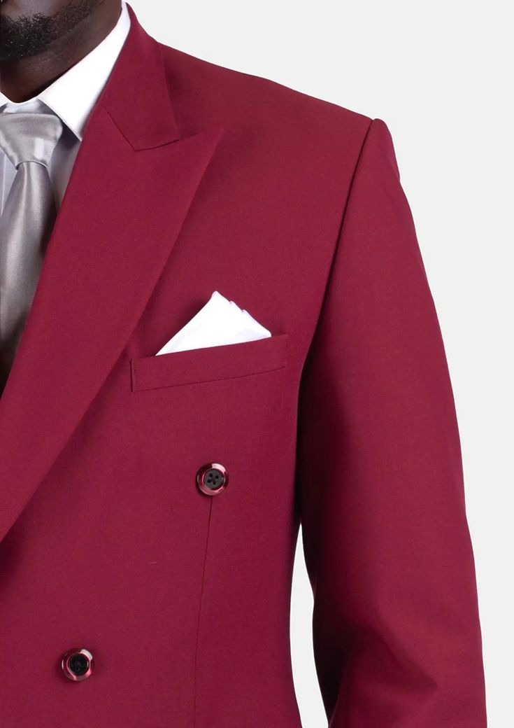 The Rockafeller Claret Red Stretch Suit is the perfect combination of sophistication and comfort. Crafted from premium stretch cotton fabric, this bold custom made suit exudes a modern look that will have you feeling as good as you look. Classic Fitted Burgundy Suit, Red Fitted Double Breasted Suit With Notch Lapel, Fitted Red Double Breasted Suit With Notch Lapel, Red Fitted Double-breasted Suit With Notch Lapel, Cotton Notch Lapel Suit With Single Button, Cotton Suits With Single Button And Notch Lapel, Cotton Single Button Suit With Notch Lapel, Fitted Cotton Formal Set, Fitted Cotton Sets For Formal Occasions