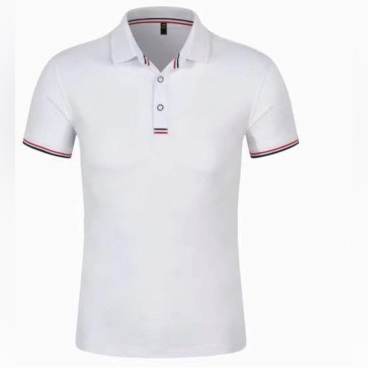 Elevate Your Wardrobe With This Classic And Versatile Fussel Polo Shirt. Designed With A Timeless Style In Mind, This Shirt Features A Collared Neckline, Short Sleeves, And A Button Closure. The Striped Pattern Adds A Touch Of Designer Flair, While The Easy-Care And Breathable Fabric Make It Suitable For All Seasons. Perfect For Any Sports Activity, Such As Tennis, Walking, Or Golf, This Polo Shirt Is Available In Sizes S Through Xl5. It's Machine Washable And Made From A Blend Of 90% Cotton, 5% White Collared T-shirt For Work, White Polo Collar T-shirt For Work, Slim Fit White Cotton Polo Shirt, White Slim Fit Short Sleeve T-shirt, Classic White Collared Top, White Fitted Top With Collared Neckline, Casual Slim Fit Polo Collar Tops, Casual Slim Fit Tops With Polo Collar, Slim Fit White Cotton T-shirt