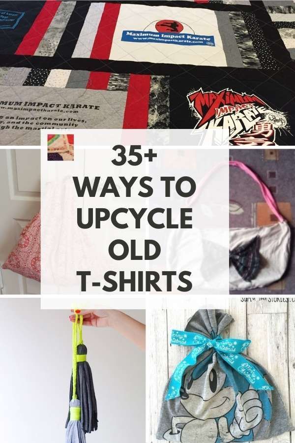 there are many different ways to upcycle old t - shirts