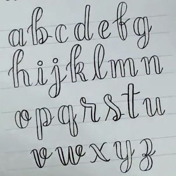 some type of handwriting that is written in cursive writing