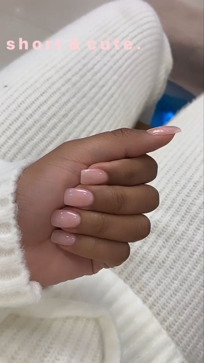 Short Summer Nails Black Women, Clean Girl Nails Black Women, Gel Nails Black Women, Natural Nails Black Women, Short Natural Nails Acrylic, Short Nails Black Women, Nude Nails Black Women, Natural Square Nails, Blush Pink Nails