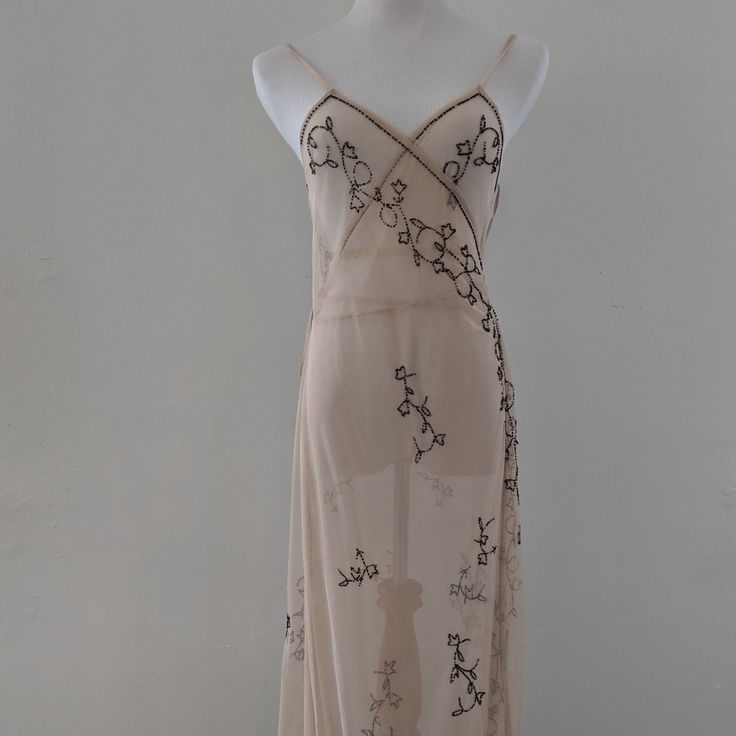 Sheer Maxi Dress With Beading Detail Mannequin Measurements: Bust: 35" Waist: 26" Hips: 34" Spring Wedding Dress With Beaded Straps, Zara Embellished Dress For Spring, Zara Embellished Spring Dress, Sheer Maxi Dress, Wrap Maxi Dress, Slip Dresses, Maxi Wrap Dress, Beaded Dress, Zara Dresses