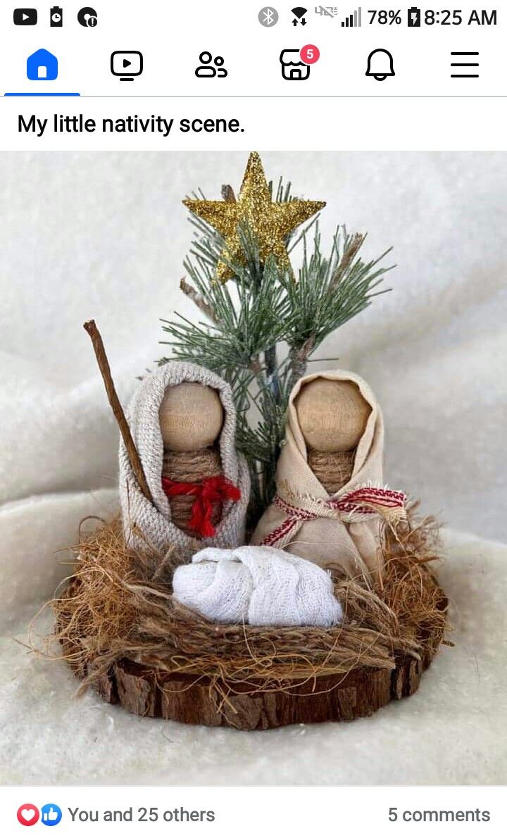 an image of two nativity scene on twitter