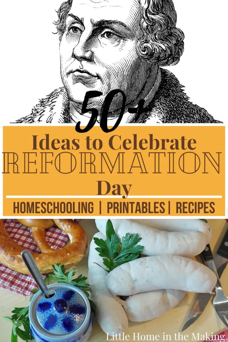 an image of a poster with the words, ideas to celebrate re - information day homeschooling printables / recipes