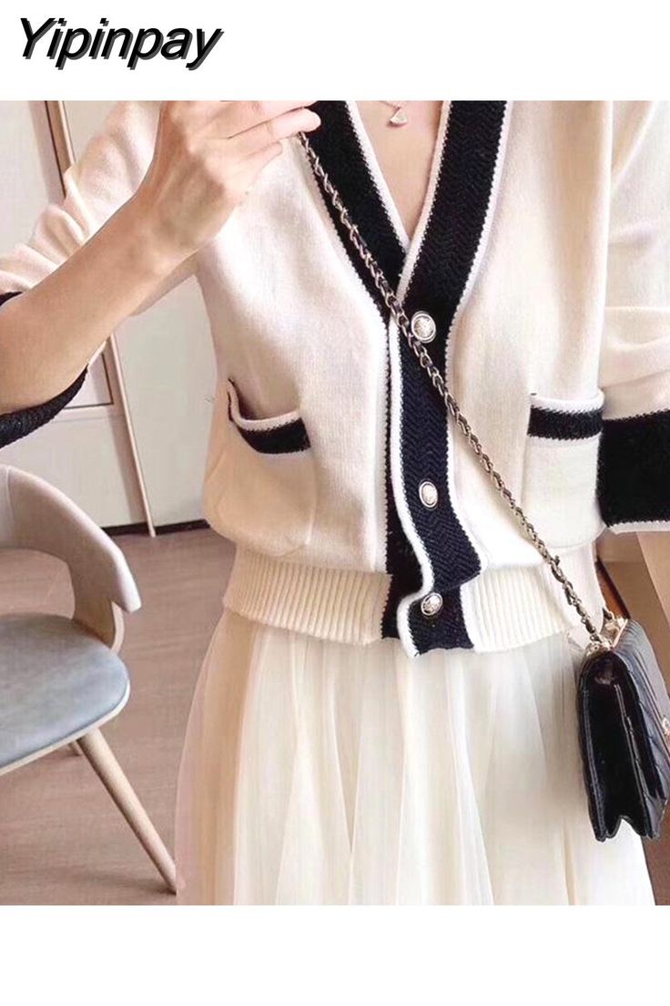 Shipping: Worldwide Express Shipping AvailableDelivery time: 🚚7-15Days Fast ShippingReturns: Fast refund,💯100% Money Back Guarantee.Brand Name: laileleiSleeve Style: RegularMaterial Composition: WoolPattern Type: SolidSleeve Length(cm): FullStyle: Office LadyOrigin: Mainland ChinaCN: GuangdongThickness: STANDARDDecoration: ButtonClothing Length: ShortMaterial: AcrylicClosure Type: Open StitchGender: WOMENModel Number: cardigan 396Collar: V-Neckseason: sueter mujer invierno 2020,fall 2020sleeve Chic V-neck Sweater With Pockets, Elegant Winter Sweater With Pockets, Trendy Outerwear With Pockets And V-neck, Chic Winter Cardigan With V-neck, Chic Winter V-neck Cardigan, Elegant V-neck Winter Outerwear, Chic Winter Cardigan With Pockets, White V-neck Sweater With Pockets, Chic V-neck Outerwear For Winter