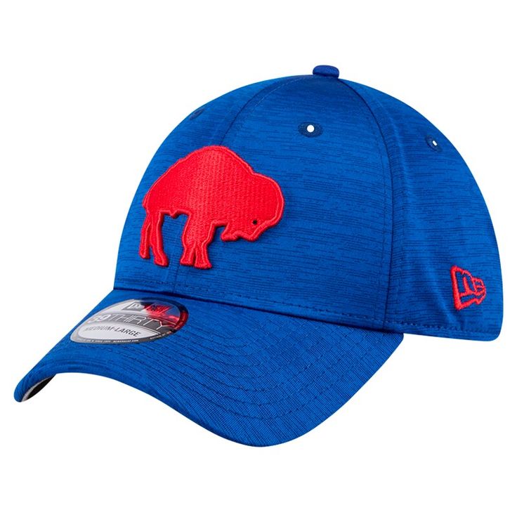 the buffalo bills new era hat is blue and red