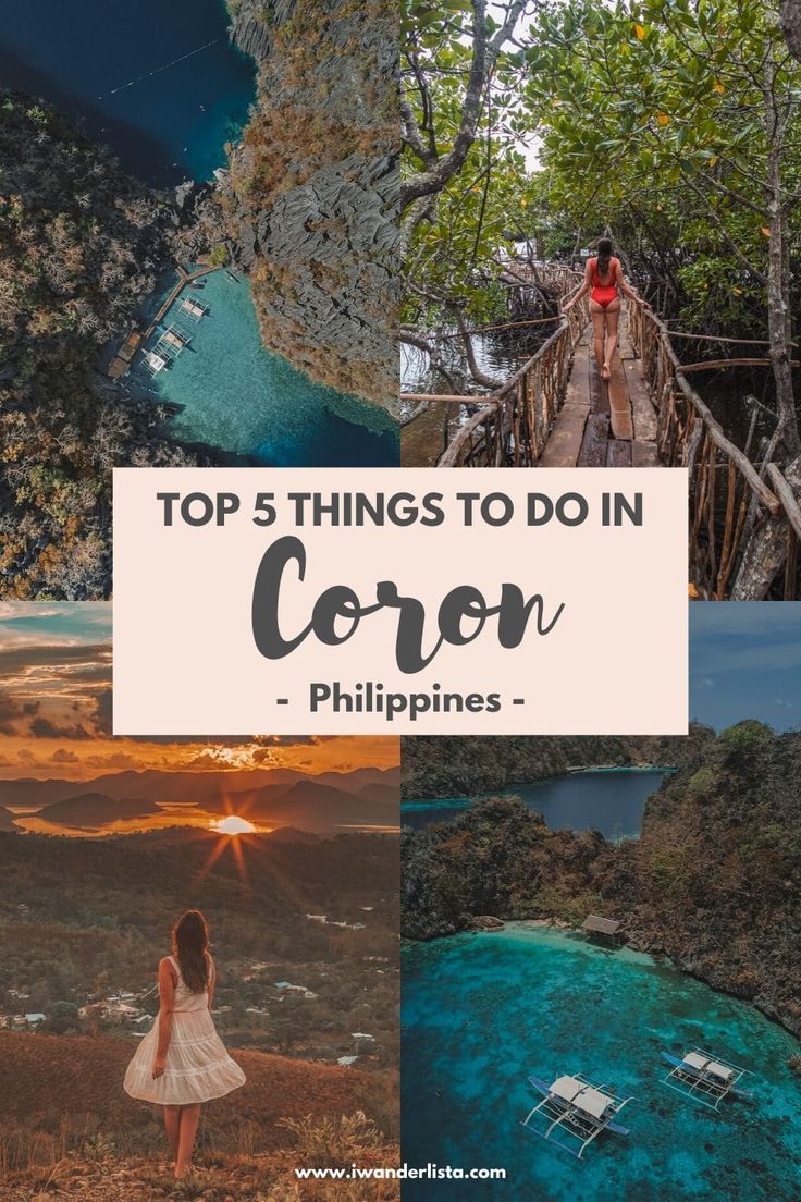 the top 5 things to do in coron philippines