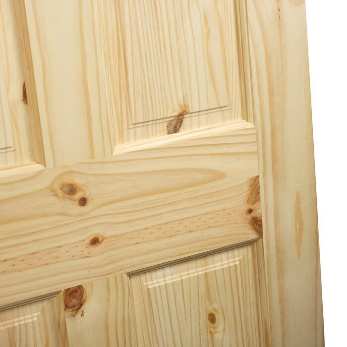 a close up of a wooden door with wood grains on the bottom and sides