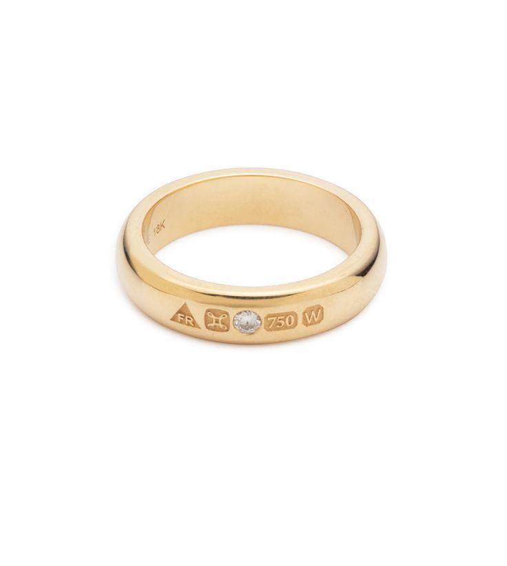 18K Yellow Gold Omne Bonum : Engravable Band – FoundRae Latin Phrases, Purchasing Power, Letter X, Stacking Bands, Parallel Universe, All Good Things, Ring Stack, Gold Piece, Love Knot