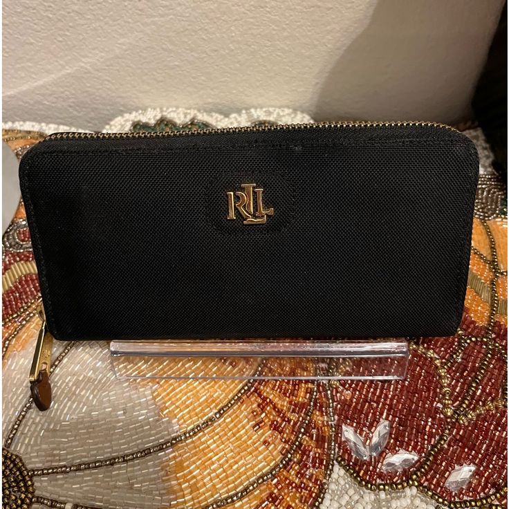 Ralph Lauren Black Zip Around Long Wallet. Lots Of Card Slots & Pockets. Euc Questions? Leave A Comment Below! Ralph Lauren Bags, Long Wallet, Card Slots, Slots, Wallets, Bag Lady, Ralph Lauren, Wallet, Women Shopping