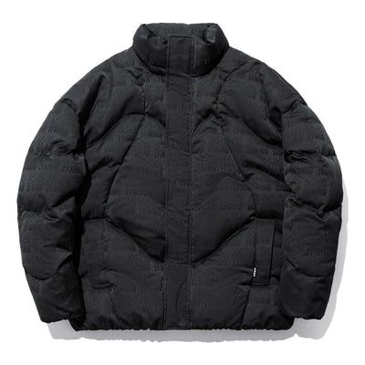 Li-Ning All-Over Print Down Jacket 'Black' AYMT045-2 Down Jacket, Black