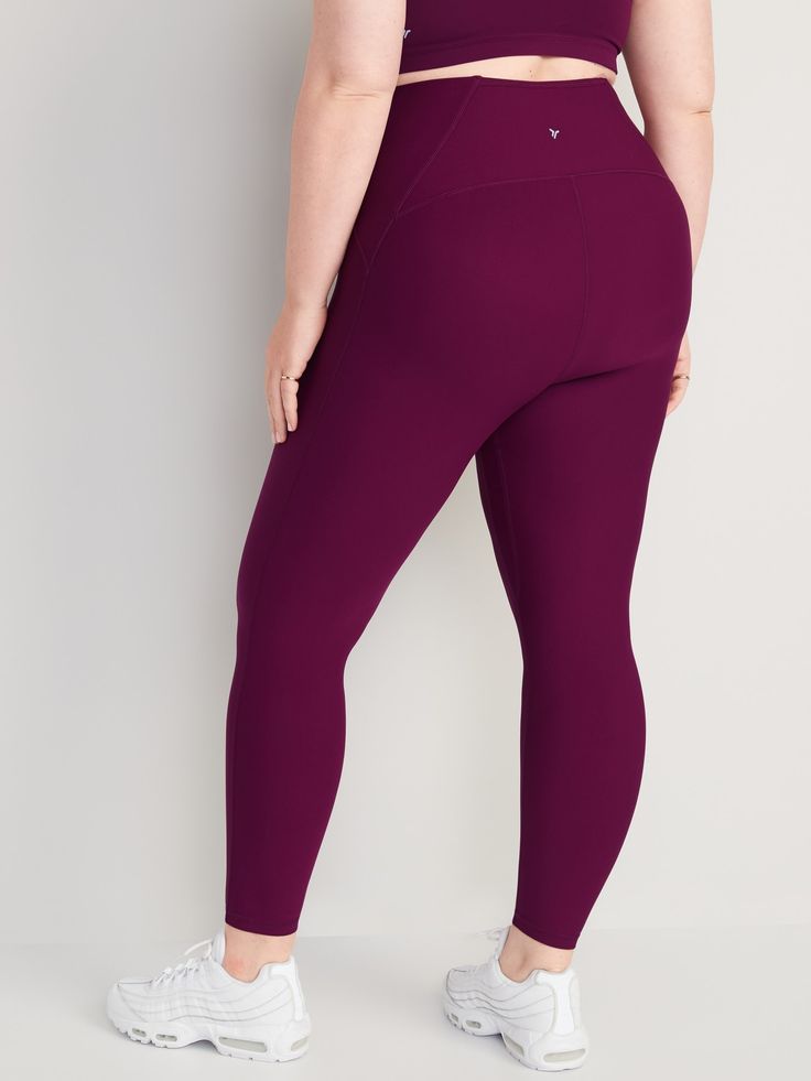 Introducing our NEW PowerLite leggings -- powered by LYCRA® ADAPTIV fiber -- featuring a luxe, buttery soft fabric that feels like a second skin and comfortable stretch that moves with you.  Smoother than jazz and the next best thing to wearing your Moisture-wicking Compression Activewear With 5-inch Inseam, Functional Breathable Activewear With 5-inch Inseam, Sports Leggings With Wide Micro-elastic Waistband, Athleisure Tights For Training With Wide Waistband, Micro-elastic Sports Pants With Wide Waistband, Athleisure Tights With Wide Waistband For Training, Moisture-wicking Solid Yoga Pants For Running, Solid Training Tights With Wide Waistband, Full Length Activewear For Training With Wide Waistband