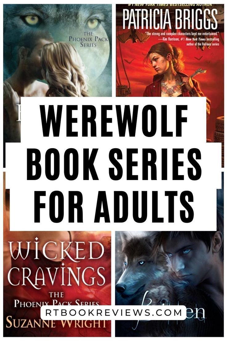 the cover to werewolves book series for adults