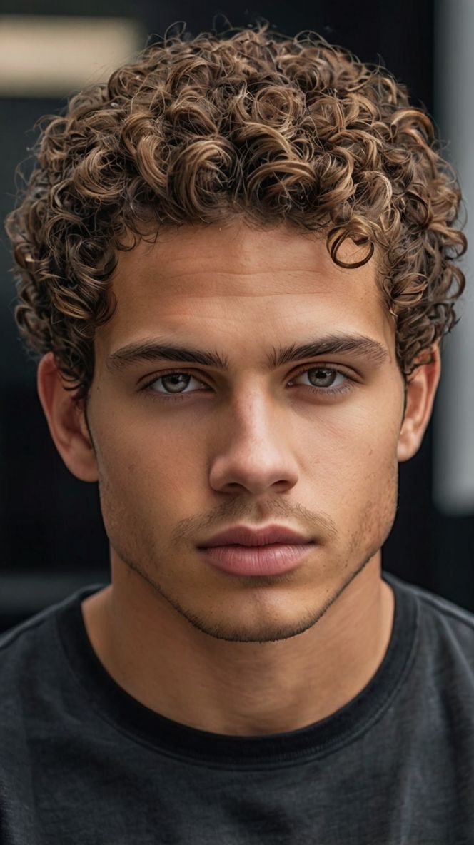 Men's Short Curly Hairstyles Short Curly Hairstyles Ideas, Curly Brush, Curly Hairstyles Ideas, Mens Short Curly Hairstyles, Male Curly Hairstyles, Quick Curly Hairstyles, Mens Hairstyles Curly, Brush Cut, Seamless Hair Extensions