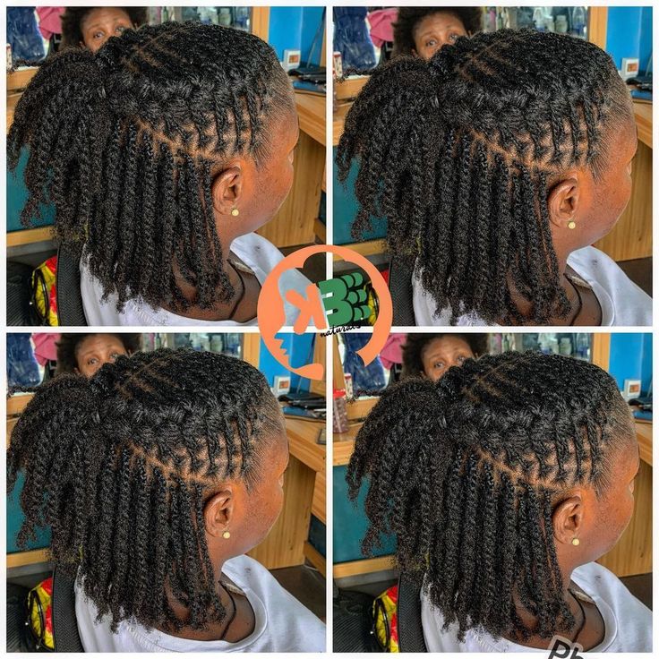 Short Braids Hairstyles Natural Hair, Twist With Cornrow Styles, Twisting Styles For Natural Hair, Beautiful Braid Styles, Short Twist On Natural Hair, Cute Short Protective Hairstyles, Nature Twist Hairstyles, Twisting Hairstyles For Natural Hair, Twist Braids Hairstyles Natural Short Hair