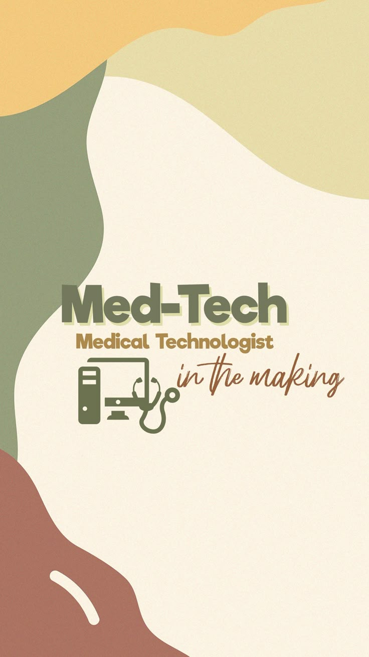 an advertisement for a medical tech company with the words, med - tech in the making