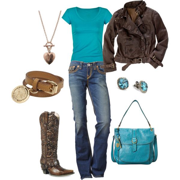 "Rock n' Ride" Girls Fall Fashion, Country Outfits, Jeans Boyfriend, Clothes And Accessories, Looks Style, Look Chic, Country Girls, Cute Casual Outfits, Look Fashion