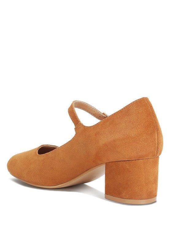 A sophisticated spin on classic mary janes, with the inclusion of using suede and a low block heel. This round toe sandal is going to be your next staple shoe. To add a flare of richness to your everyday outfits, or juxtapose your androgynous outfit with a hyper-feminine shoe like this.Outer Material- Genuine SuedeOuter Sole - TPRClosed Rounded ToePin Buckle ClosureLow Block HeelLightly Cushioned InsolesRCSH4369Made In: ChinaMaterial Composition: Genuine Suede Style Causal, Heel Mary Janes, Staple Shoes, Androgynous Outfits, Hyper Feminine, Feminine Shoes, Suede Block Heels, Mary Jane Heels, Low Block Heels