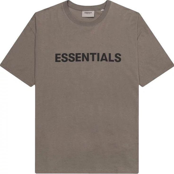 Essentials Fear Of God Logo Tshirt Grey 100% Cotton, New With Tags Essential Cotton T-shirt With Letter Print, Cotton T-shirt With Logo Print, Essential Cotton T-shirt For Streetwear, Essential Cotton Top With Letter Print, Essential Summer Crew Neck Top, Cotton T-shirt For Streetwear, Essential Short Sleeve T-shirt With Logo Print, Essential Short Sleeve Graphic T-shirt, Essential Graphic Print T-shirt