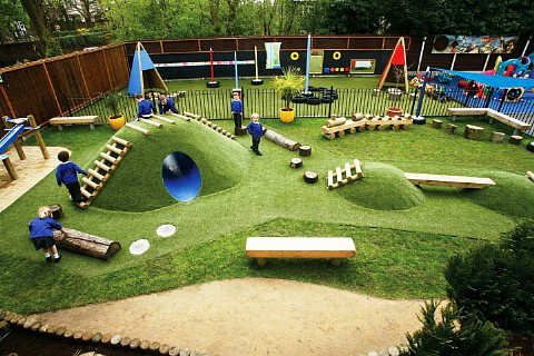 Backyard Play Equipment, Cool Playgrounds, Playground Areas, Outdoor Play Areas, Dog Playground, Outdoor Play Area, Kids Outdoor Play, Desain Lanskap, Natural Playground