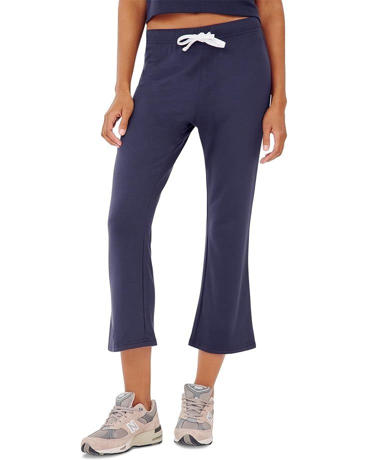 Splits59 Brooks Fleece Cropped Flare | Zappos.com Relaxed Fit Go-dry Yoga Pants For Loungewear, Comfortable Moisture-wicking Yoga Pants For Loungewear, Sporty Sweatpants With Ribbed Waistband And Straight Leg, Sportswear Go-dry Pants For Loungewear, Sporty Straight Leg Sweatpants With Ribbed Waistband, Sporty Go-dry Pants For Loungewear, Casual Yoga Pants With Ribbed Waistband For Sports, Casual Go-dry Yoga Pants For Loungewear, Comfortable Wide Leg Workout Activewear