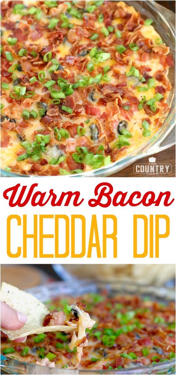 bacon cheddar dip is an easy appetizer recipe that's ready in less than 30 minutes