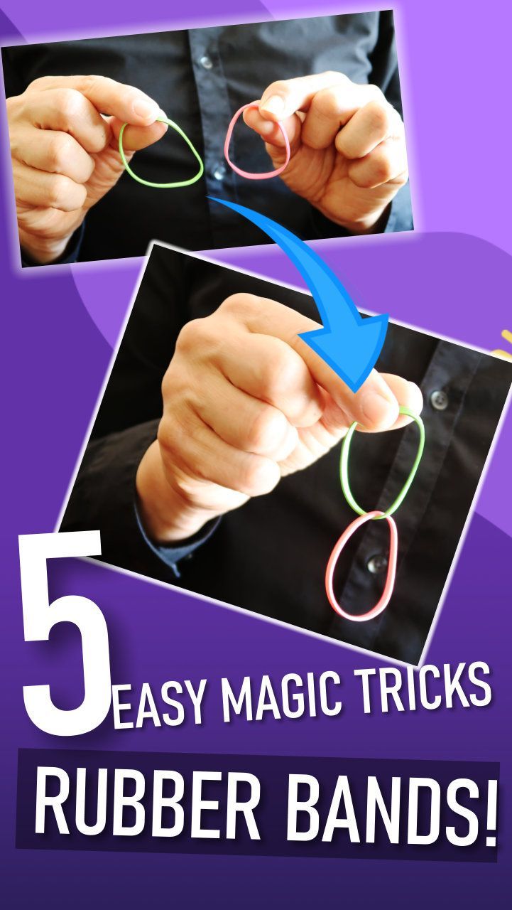 5 easy magic tricks for rubber bands