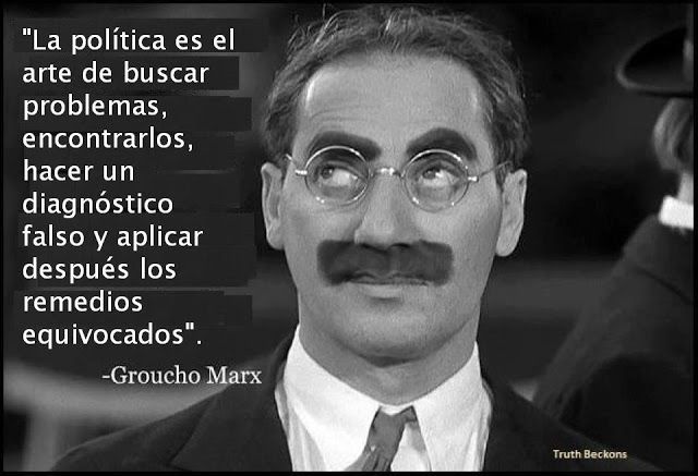 a man with glasses and a mustache in front of a quote from groucho marx