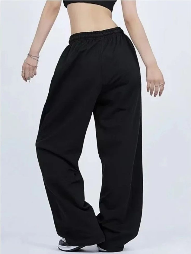 size Hips(cm) Length(cm) Body Weight(kg) S 100 94 45 M 102 95 45-50 L 106 97 50-55 XL 110 98 55-60 XXL 114 100 60-65 Black Pants Women, Wide Leg Sweatpants, Womens Knit Dresses, Printed Joggers, Womens Cami, Linen Pants Women, Y2k Black, Overalls Women, Pant Style