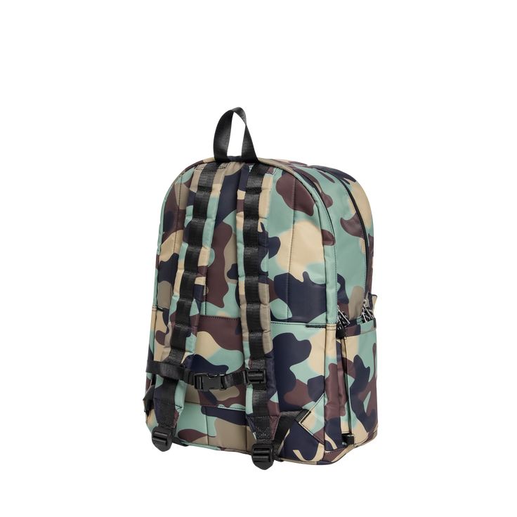 STATE Bags Reed Backpack Nylon Camo '24 Back View Click to Zoom Nylon Standard Backpack For School, Urban Nylon Backpack For School, Durable Backpack For Travel And Back To School, Practical Nylon Bag For Back To School, Practical Nylon Backpack For Back To School, Casual School Backpack, Nylon Backpack For Daily Use, Urban Backpack For Everyday Use And Back To School, Urban Green Backpack For Everyday Use