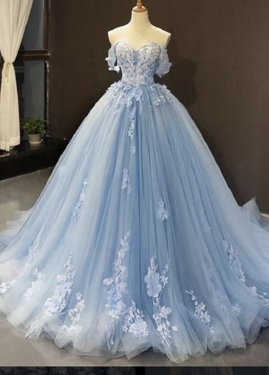 Debut Gowns, Debut Dresses, Quinceanera Themes Dresses, Quince Dresses Mexican, Gown For Prom, Quinceanera Dresses Blue, Pretty Quinceanera Dresses, Prom Dresses For Teens, Prom Dress Inspiration